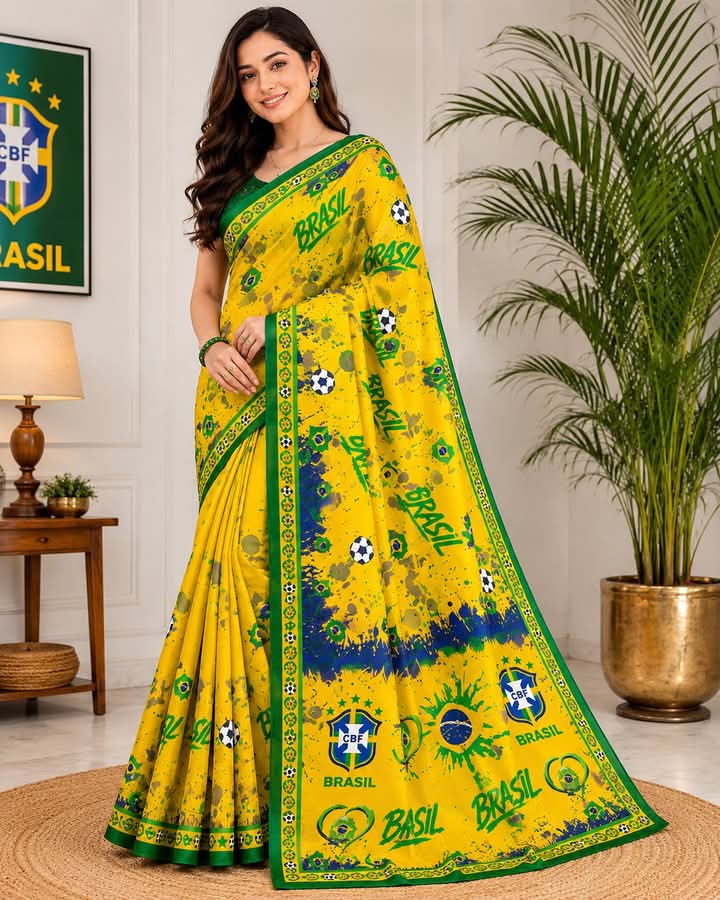 Brazil Saree